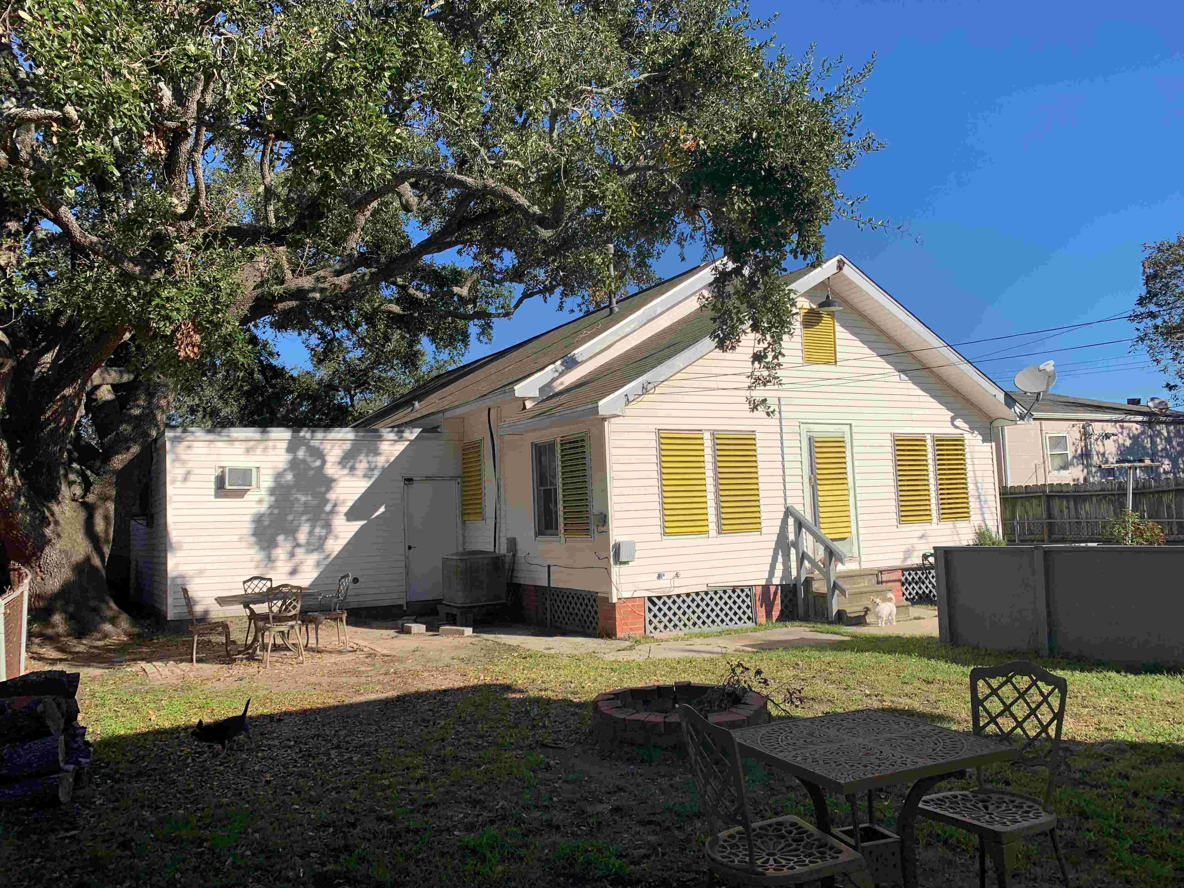 Back of the front house