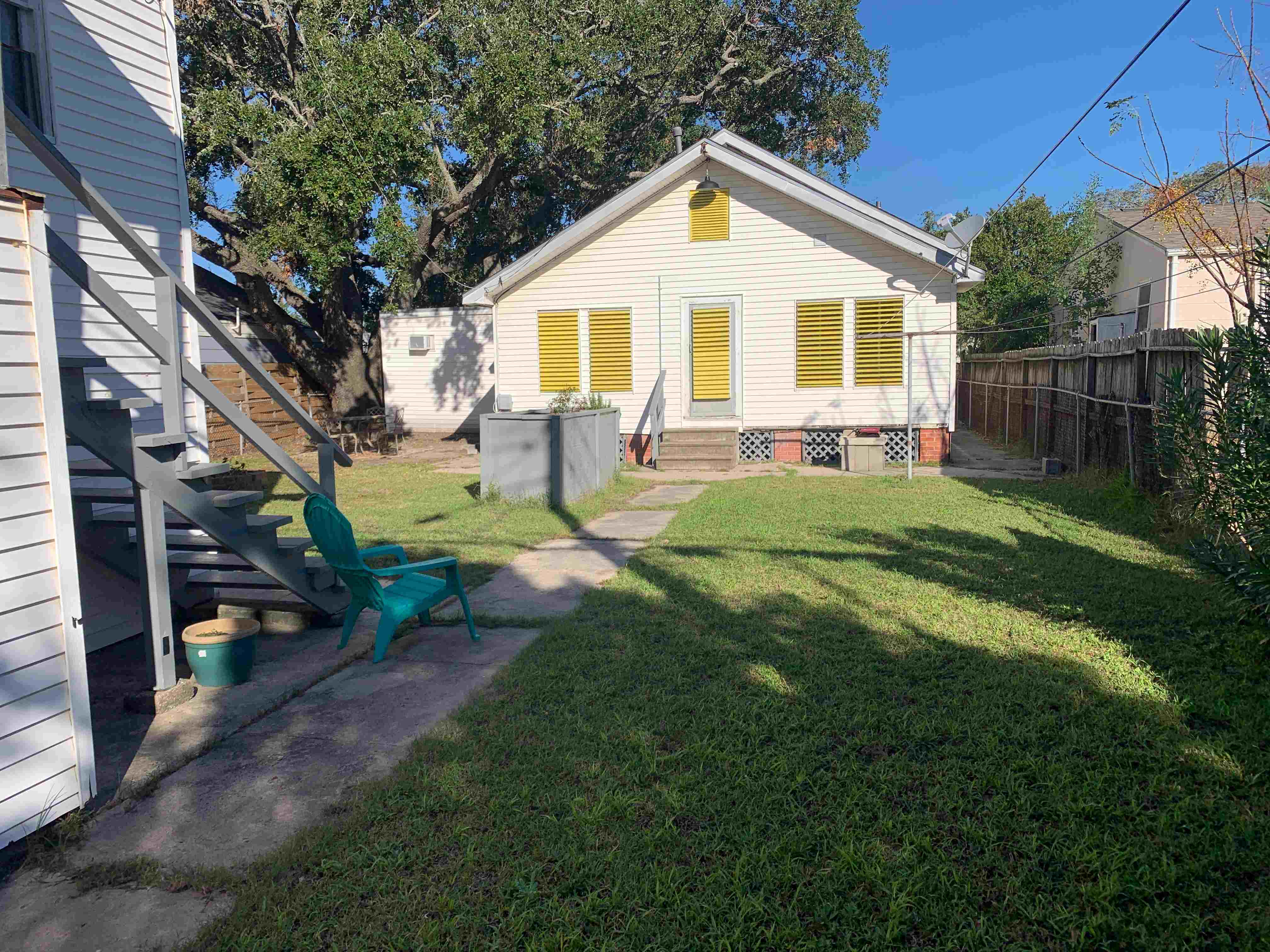 Back of the front house